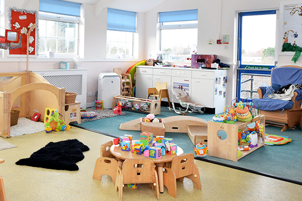 Secure outdoor spaces designed for active play and exploration