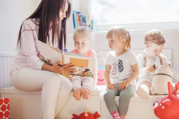 Equipped areas for physical and cognitive development